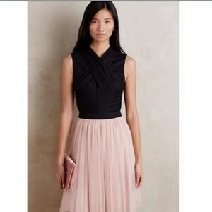 Pink and black Anthropologie HD in Paris Darla NWT dress